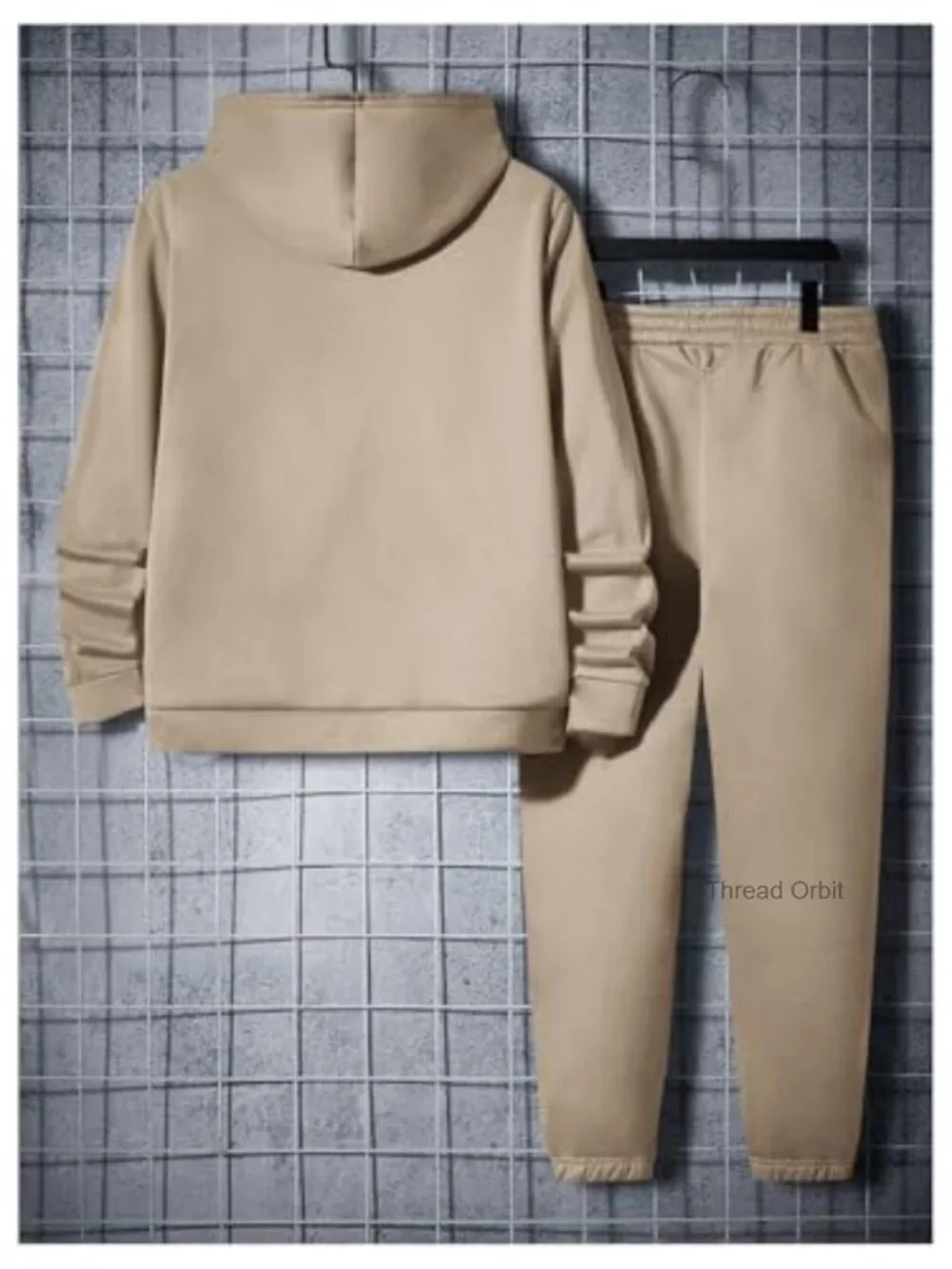 Men's 2 Piece Cotton Hoodie and Jogger Set Track Suit